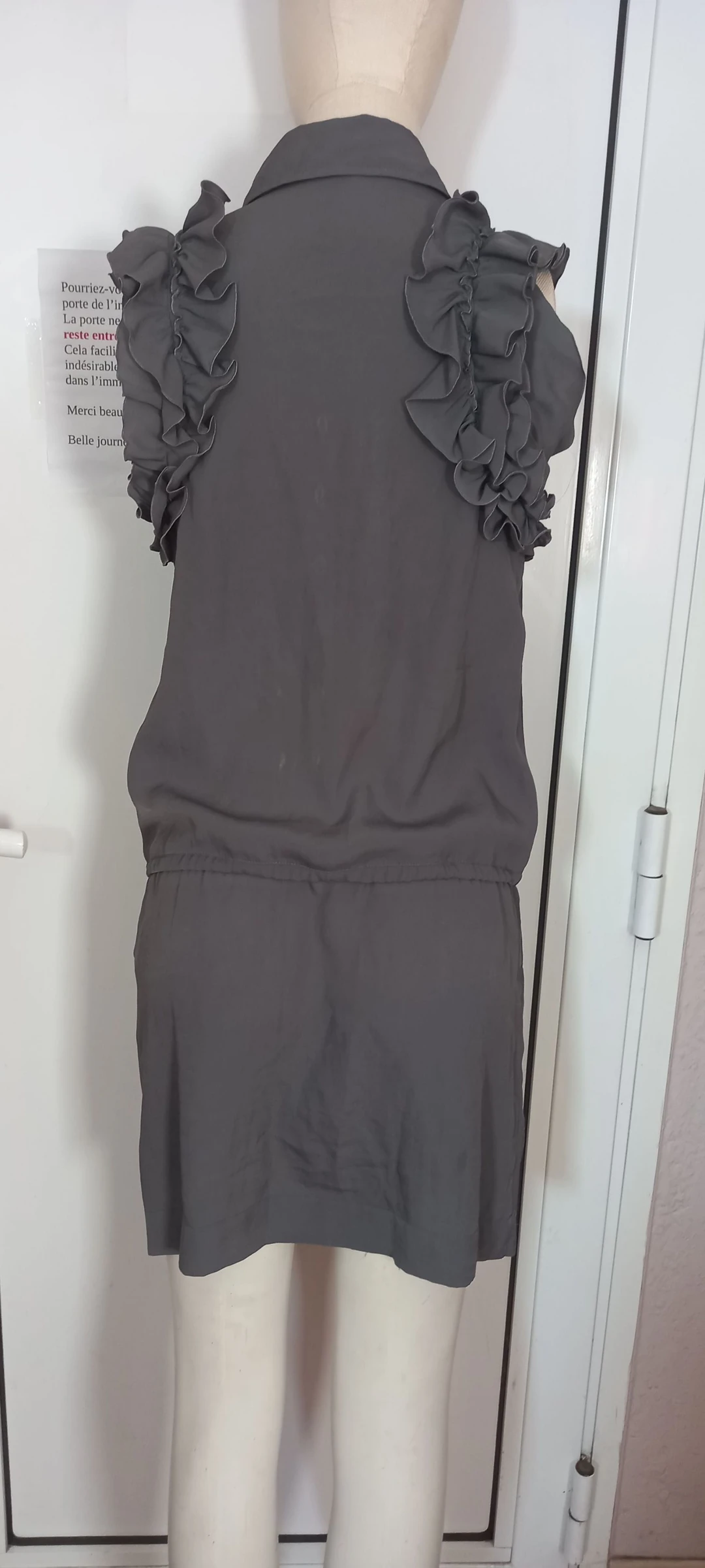 Vestido gris Cop.Copine 36 – photo 7